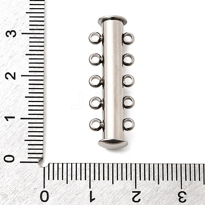 304 Stainless Steel Slide Lock Clasps STAS-F350-05D-P-1