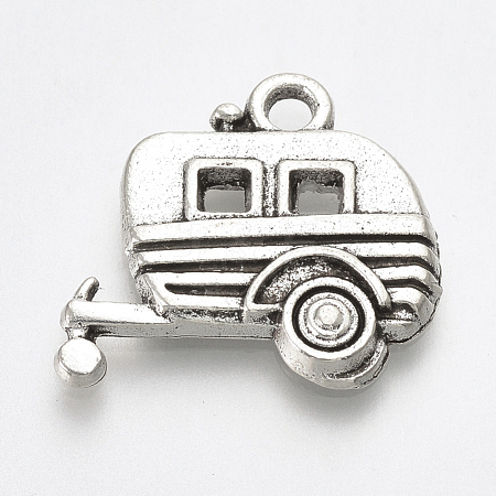 Tibetan Style Alloy Pendants TIBE-T010-24AS-RS-1