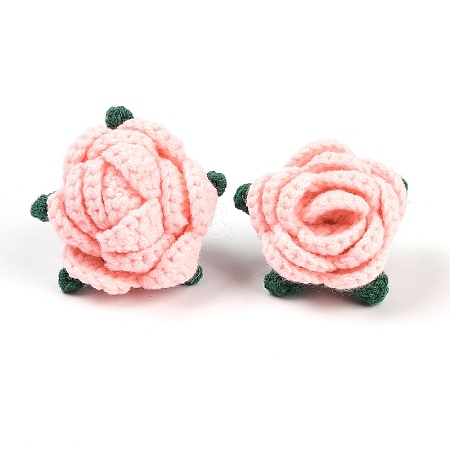 Cotton Knitting Artificial Flower DIY-P082-01F-1