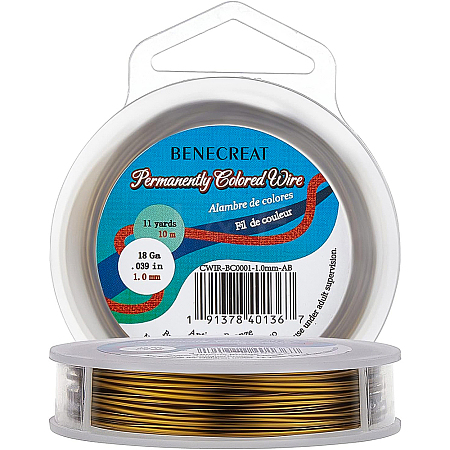 Round Craft Copper Wire CWIR-BC0001-1.0mm-AB-1