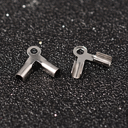 Tarnish Resistant 304 Stainless Steel Folding Crimp Ends STAS-M250-01-1