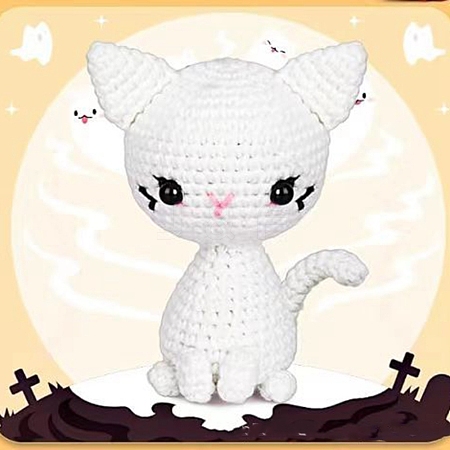 DIY Cat Crochet Knitting Beginner Kit PW-WG9BF43-01-1