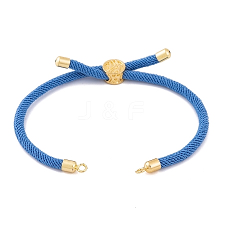 Nylon Cords Bracelet Makings Fit for Connector Charms AJEW-P116-01G-26-1