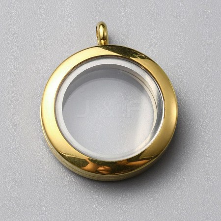 304 Stainless Steel Locket Pendants FIND-WH0032-58B-G-1