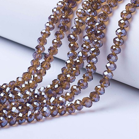 Electroplate Glass Beads Strands EGLA-A034-T1mm-A19-1