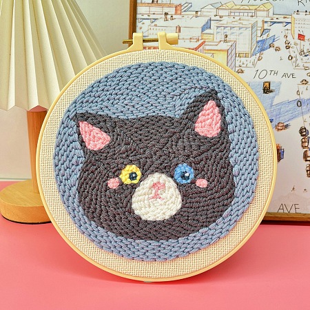 DIY Punch Embroidery Beginner Kits for Beginners PW-WG207F1-08-1