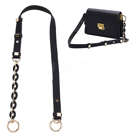 PU Leather & Acrylic Bag Straps FIND-WH0418-04LG-1