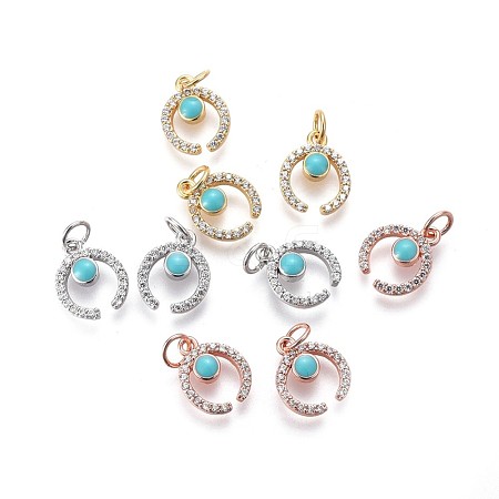 Brass Charms KK-F783-08-1