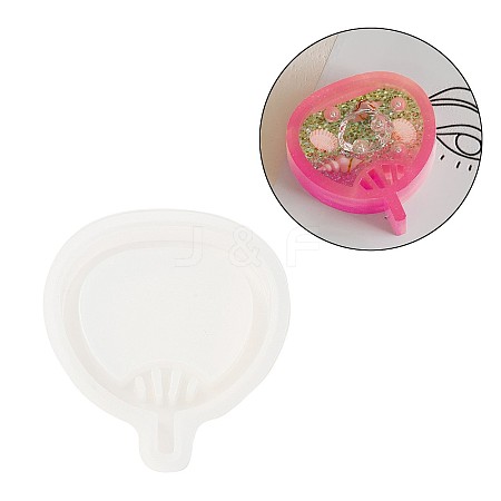 Fan Pendant DIY Silhouette Silicone Molds DIY-Z040-01A-1
