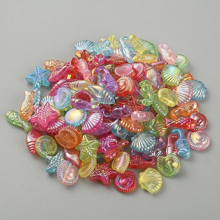 Transparent Acrylic Beads KY-CJC0009-05-1