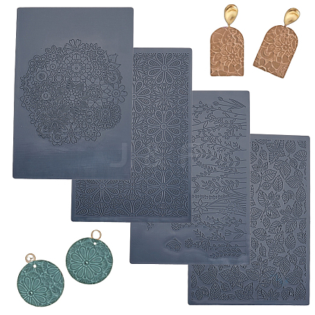 PP Plastic Creasing Plate Sets FIND-WH0152-911C-1