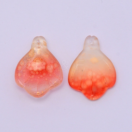 Handmade Lampwork Pendants FOIL-CJC0003-02H-1