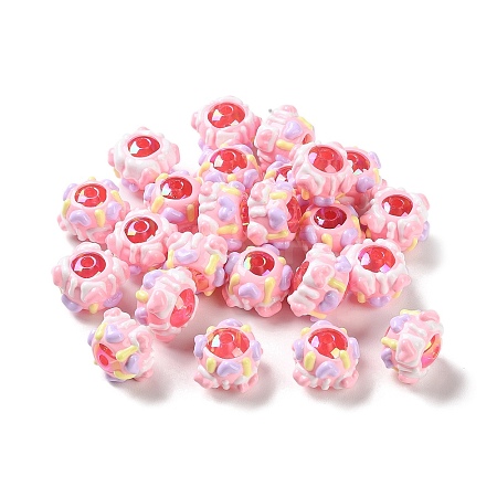 Opaque Acrylic Beads X1-ACRC-H001-01D-1
