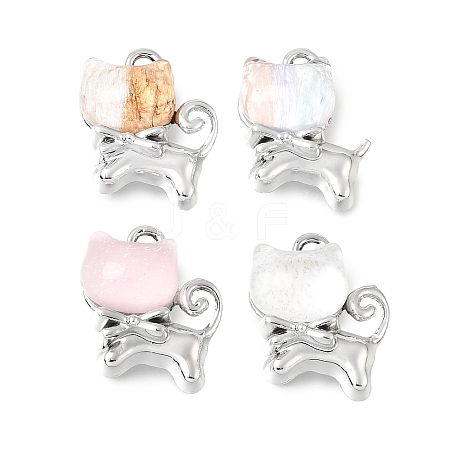 Alloy Resin Pendants RE-CBA5719-01P-1