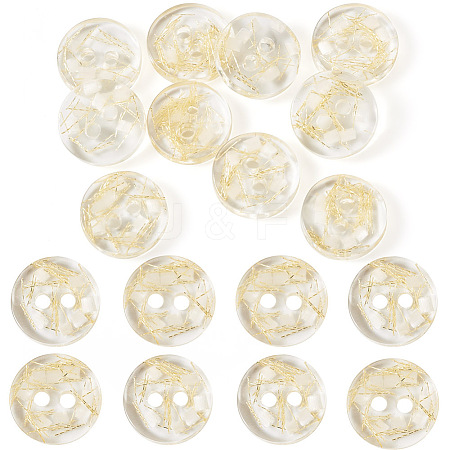 2-Hole Resin Button BUTT-TAC0007-01C-1