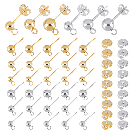 DICOSMETIC 24Pcs 2 Style Stainless Steel Charms STAS-DC0001-81-1