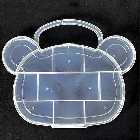 11 Compartments Bear Plastic Storage Box CON-P006-01A-1