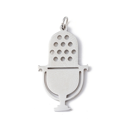 Non-Tarnish 304 Stainless Steel Pendants STAS-F279-02B-1