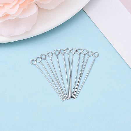 Brass Eye Pins KK-YW0004-04C-P-1
