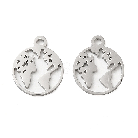 Non-Tarnish 304 Stainless Steel Charms STAS-J042-06P-1