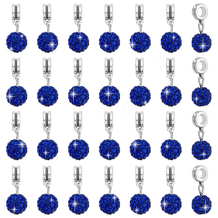 30Pcs Large Hole Alloy European Dangle Charms PALLOY-PH0022-34-1