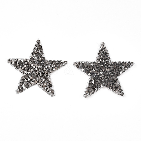 Star Glitter Hotfix Rhinestone DIY-WH0301-92A-04-1