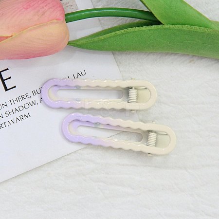 Alloy Alligator Hair Clips PW-WG5C305-04-1