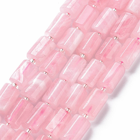 Natural Rose Quartz Beads Strands X-G-S345-8x11-014A-1