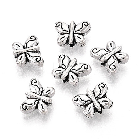Tibetan Style Alloy Beads TIBEB-T004-09AS-1