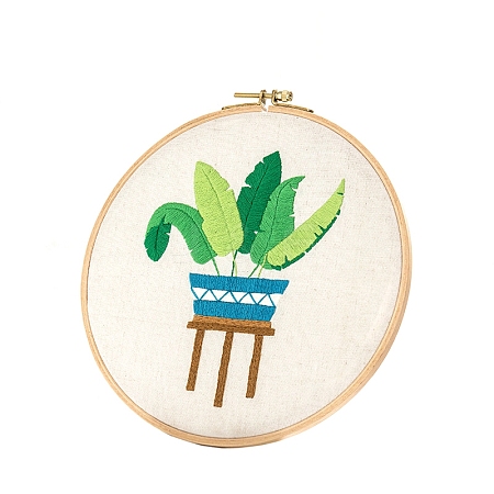 Plants Pattern Embroidery Kits PW-WGE2427-04-1