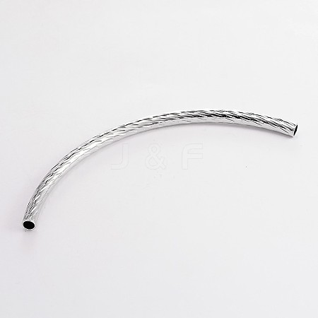 Curved Iron Tube Beads IFIN-E739-01P-1
