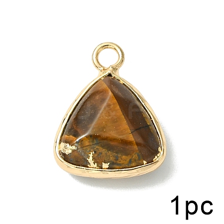 Natural Tiger Eye Pendants G-YW0003-01D-1