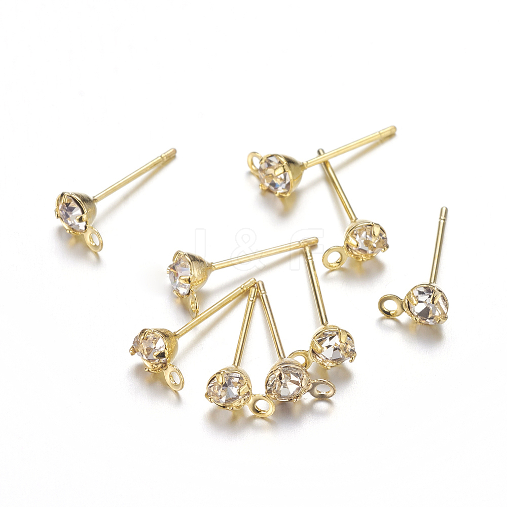 Wholesale Brass Post Earring Findings - Jewelryandfindings.com