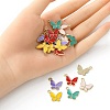 20Pcs 5 Colors Alloy Enamel Pendants ENAM-YW0002-99-3