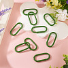 10Pcs Alloy Spring Gate Rings FIND-TA0009-25B-4