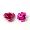 100PCS Aluminum Tiny Rose Flower Metal Spacer Beads for Jewelry Making Craft DIY X-AF10mm012Y-1