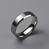 Matte Style 304 Stainless Steel Wide Band Finger Rings for Women Men RJEW-WH0009-14E-P-1