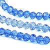 Transparent Painted Glass Beads Strands X1-DGLA-A034-T4mm-A01-4