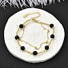 Natural Obsidian Bracelets BJEW-D330-01G-03-1