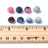 50Pcs 5 Colors Imitation Pearl Acrylic Beads OACR-FP0001-16-2