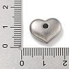 Anti-Tarnish 304 Stainless Steel Charms STAS-D197-20P-03-3