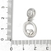 Brass European Dangle Charms LS-KK-Z097-01O-GP-3