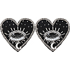 2Pcs Cloth Computerized Embroidery  Sew on Patches PATC-FH0001-39B-1