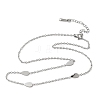 304 Stainless Steel Link Chain Necklaces for Women Men NJEW-K292-01J-P-4
