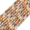 Electroplate Glass Beads Strands EGLA-P065-02A-03-1