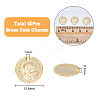 DICOSMETIC 40Pcs Brass Charms KK-DC0002-17-2