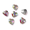 Glass Rhinestone Cabochons RGLA-WH0005-08A-1