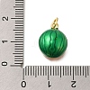 Rack Plating Brass Enamel Pendants X-KK-M079-14B-G-3