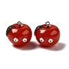 Cartoon Opaque Resin Fruit Pendants CRES-B018-05-1