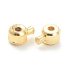Brass Crimp Beads X-KK-F826-03G-3
